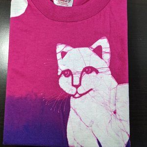 NOS Vtg Oneita Tie Dye Single Stitch